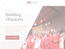 Tablet Screenshot of kingsschools.org